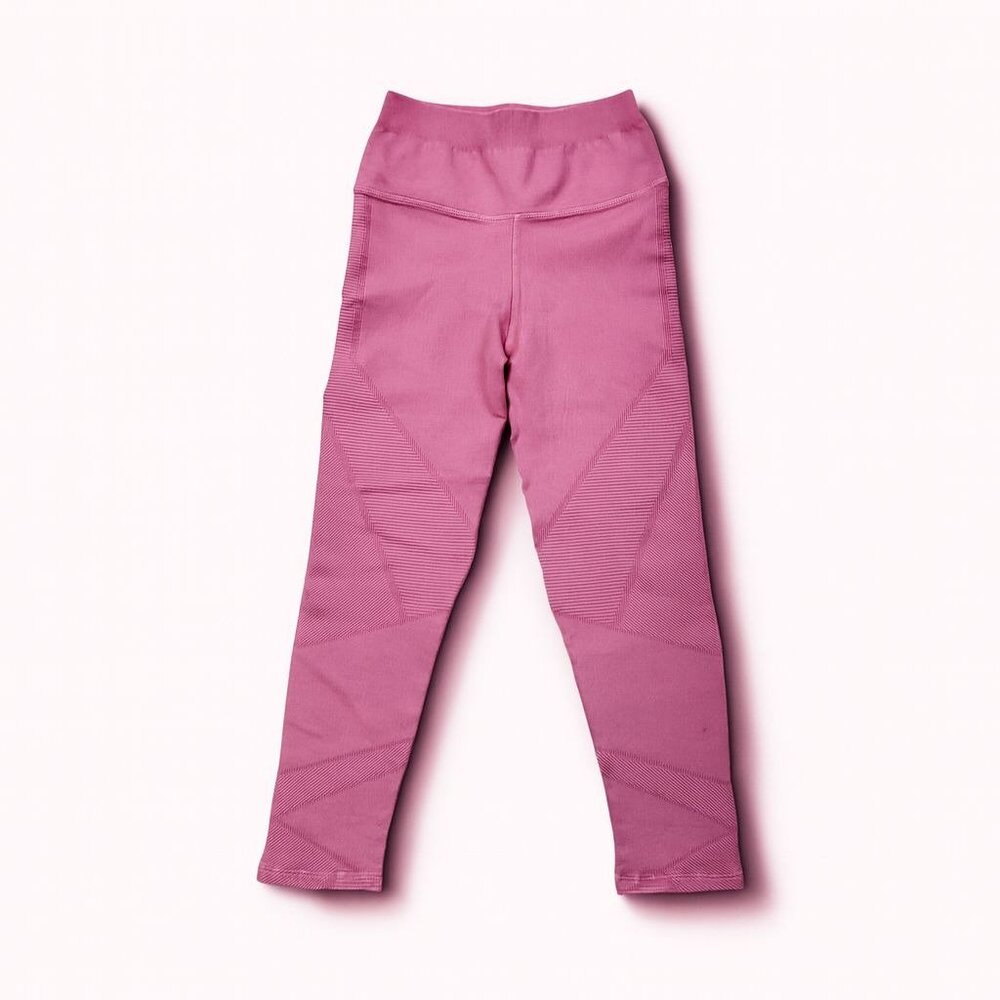Spiritual Gangster Seamless High Waist Leggings Women XS/S Bubblegum Pink Ribbed